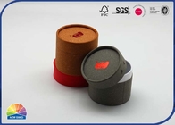 Customized CMYK Printing Kraft Paper Tube For Gift Packaging