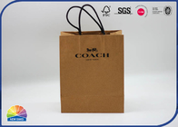 Pantone Color Customized 4C Printed Kraft Paper Bags With Twisted Handle
