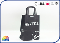 200gsm Customized 4C Print Kraft Paper Shopping Bags Gloss Varnishing With Handle