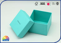 Cyan Cubic Specialty Paper Present Box Two Pieces Set 1c Print
