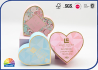 Heart Shaped Paper Handmade Gift Box Valentine'S Day Chocolate 1200gsm CCNB
