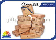Kraft Paper Corrugated Mailer Box For Toys Packing ,  Retail Packaging Boxes