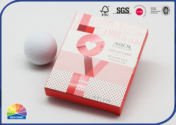 Book Shaped 350gsm Art Paper Folding Cartons Box Candy Package !