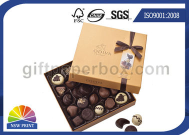 High End Chocolate Packaging Box With Ribbon For Valentine'S Day Gifts Packaging