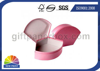 Black Red Pink Custom Elegant Girls Jewelry Box with Glossy Matt Laminated