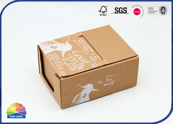 Изготовленная на заказ печатая коробка дисплея e Kraft бумажная рифлит рифленый картон