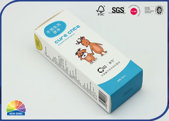 Мультфильм печатая коробку коробки складчатости C1S для детей заботит продукты