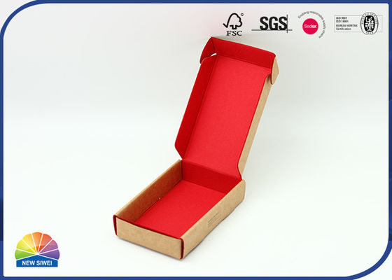 Коробка Kraft толстого замка вишни экологическая рифленая многоразовая