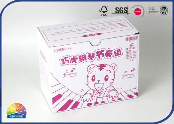 Розовое смещение CMYK печатая рифленый упаковывая штейн коробки повторно использовало